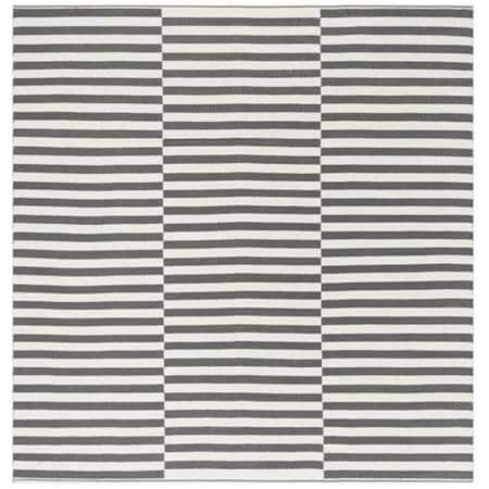 Safavieh 6 x 6 ft. Square Montauk Hand Woven RugIvory & Grey MTK715A-6SQ